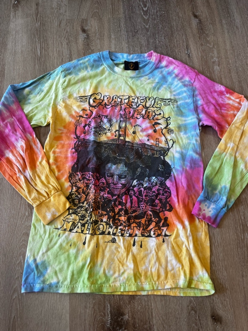 Grateful Dead Tie-Dye Long Sleeve Band Tee